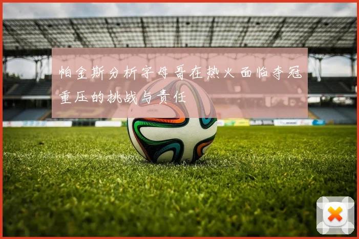 帕金斯分析字母哥在热火面临夺冠重压的挑战与责任